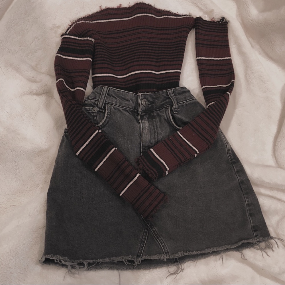 Cropped Long Sleeves ❤️🖤